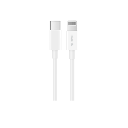 สายชาร์จ CUKTECH รุ่น AL870  USB-C to Lightning  สีขาว 1 เมตร รองรับมาตรฐาน MFI_0